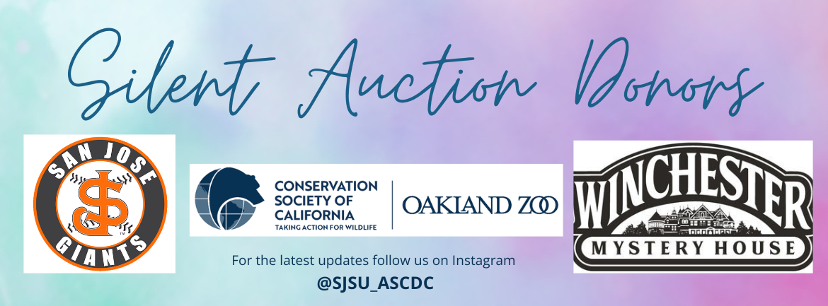 Donations from SJ Giants, Oakland Zoo, and Wincheter Mystery House Silent Auction Donor Wall