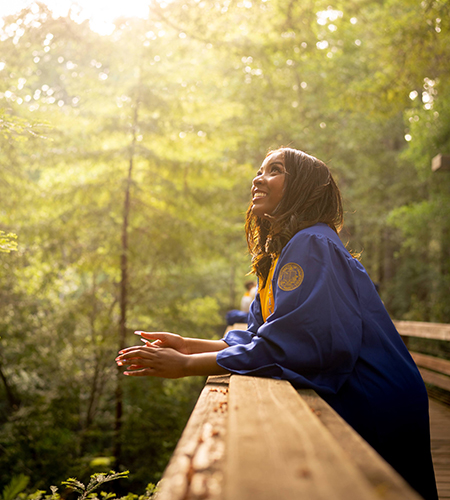 Nailah Smith (Stevenson ’23, cognitive science) Photo by Matthew Macapinlac