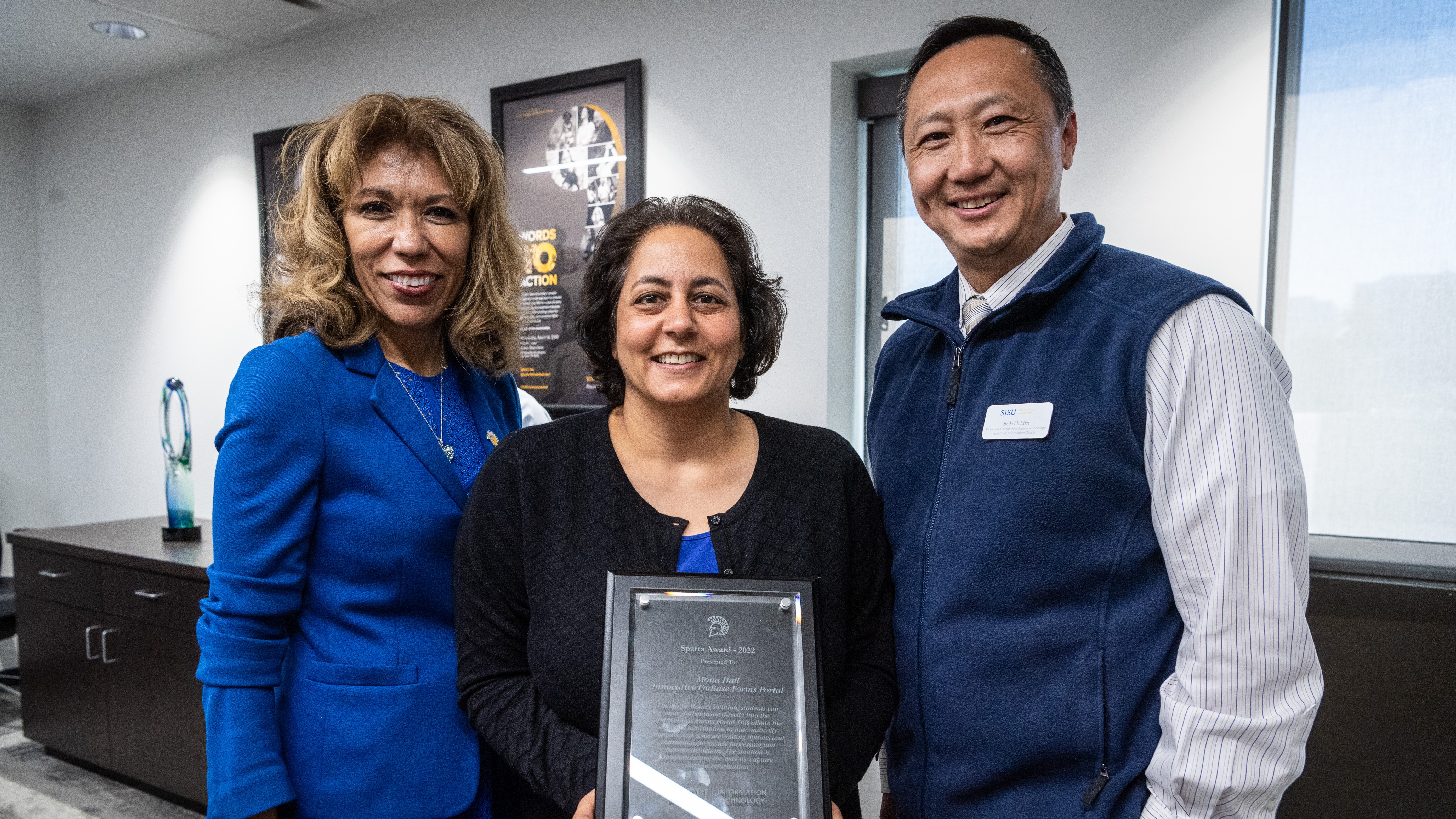 SJSU Sparta award recipient 2023.