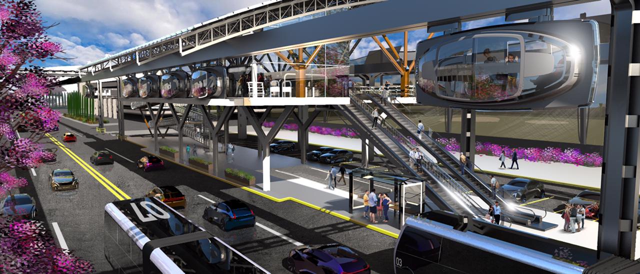 Rendering of Jorge South Station