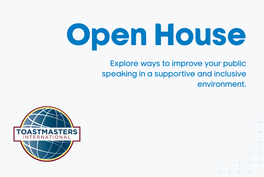 Toastmasters International Open House